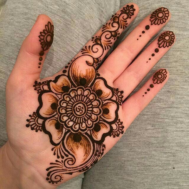 Side Palm Design mehndi design