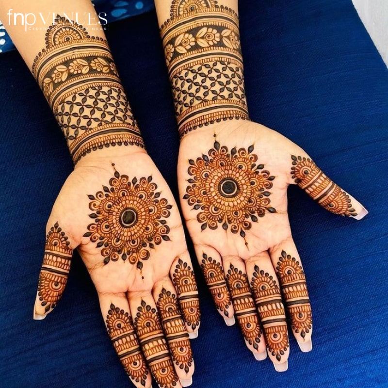 floral mehendi design