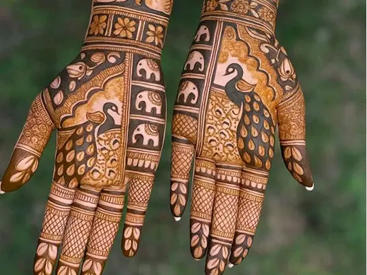 Best Mehendi Color Combinations