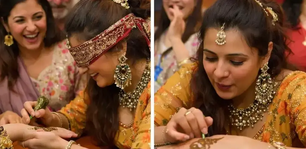 mehendi challenge indian wedding game (