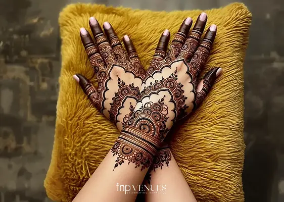 Moroccan Mesh (Jali) Work mehendi design