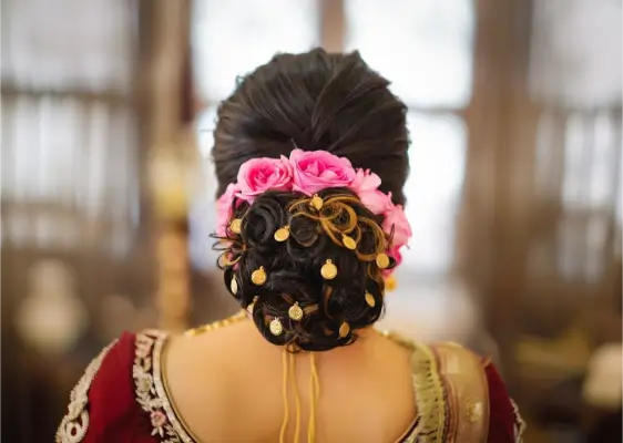 Braided Juda with Gold Accessories