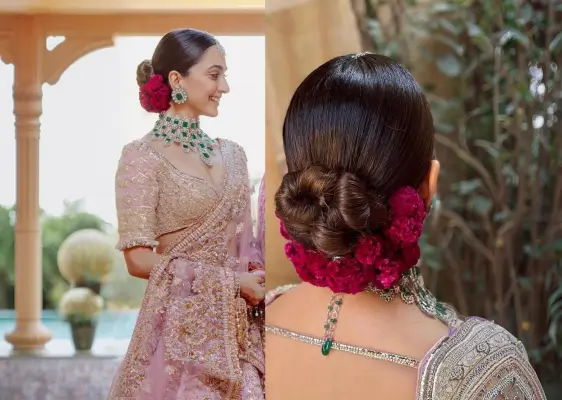 Multi-Hued Floral Halo juda style